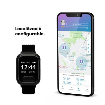 localización configurable por GPS en tiempo real